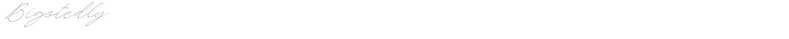 Bigotedly font preview